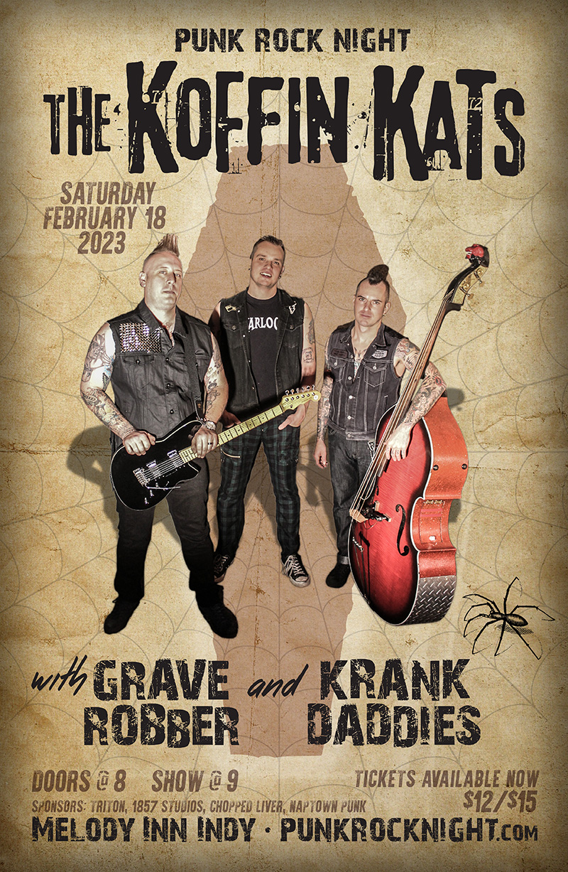 Koffin Kats, Krank Daddies, Grave Robber Punk Rock Night